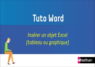 WORD - Chapitre 5 - Tuto 19 - Insérer un objet Excel (tableau ou graphique) (fiche 8)